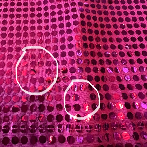 Vintage Y2K | Formula X | Hot Pink | Sparkle | Mini Skirt | Size (M) - Picture 5 of 7
